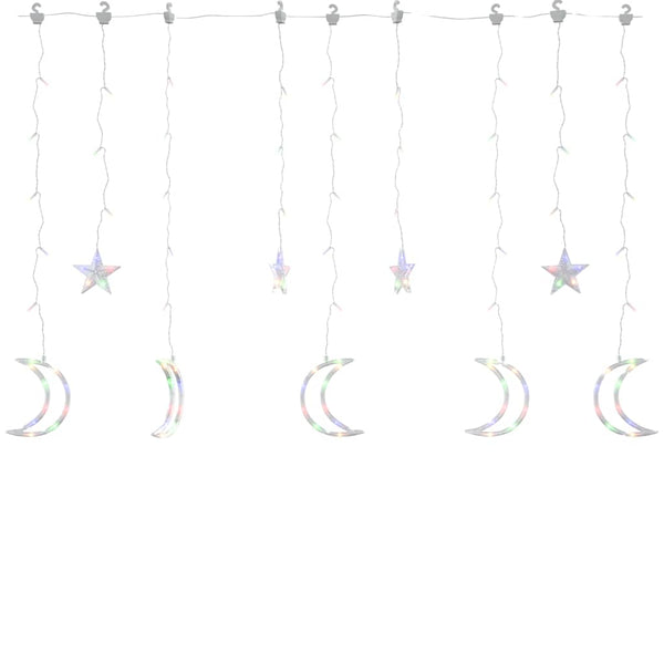 Lichtslinger Ster En Maan 'S Meerkleurig Kleurrijk