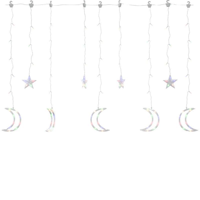 Lichtslinger Ster En Maan 'S Meerkleurig Kleurrijk