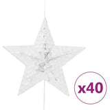 Lichtsnoergordijn Sterren Met 200 Led's En 8 Functies Koudwit