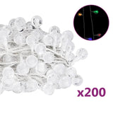 Lichtsnoer Met 200 Led's 8 Functies Meerkleurig Multikleur