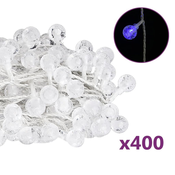 Lichtsnoer Met 400 Led's 8 Functies Blauw