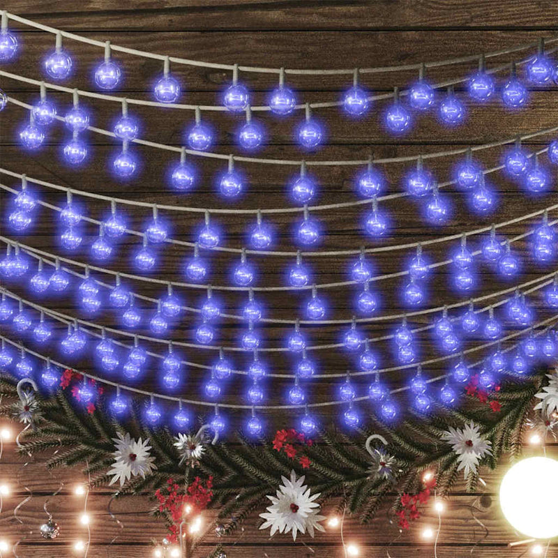 Lichtsnoer Met 400 Led's 8 Functies Blauw