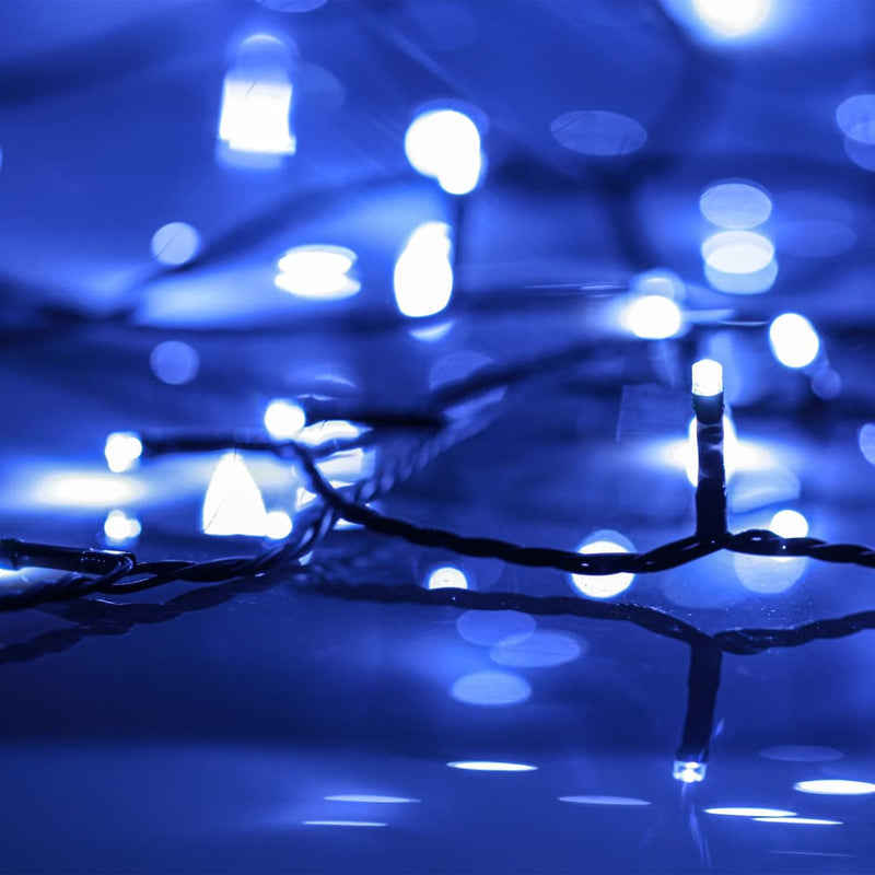Lichtsnoer Met 400 Led's Met 8 Lichteffecten Blauw