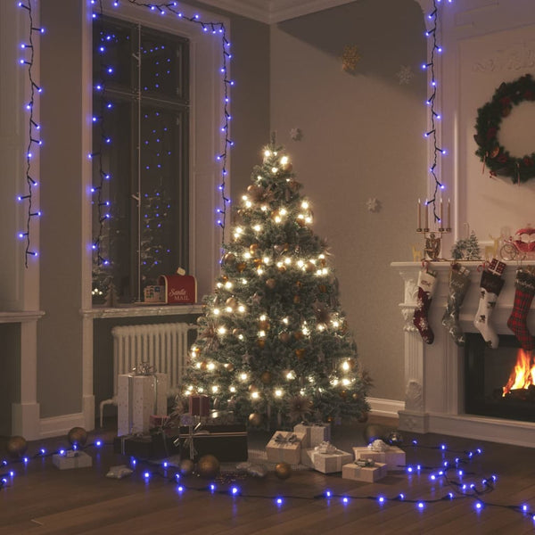Lichtsnoer Met 400 Led's Met 8 Lichteffecten Blauw