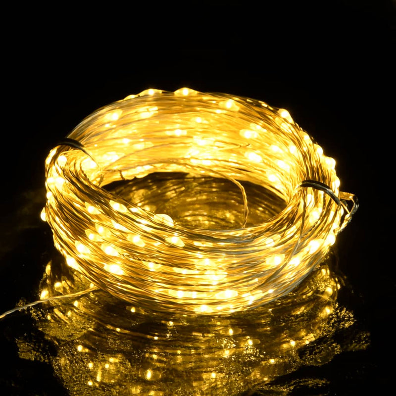 Lichtsnoer Met 400 Microled's 8 Functies Warmwit