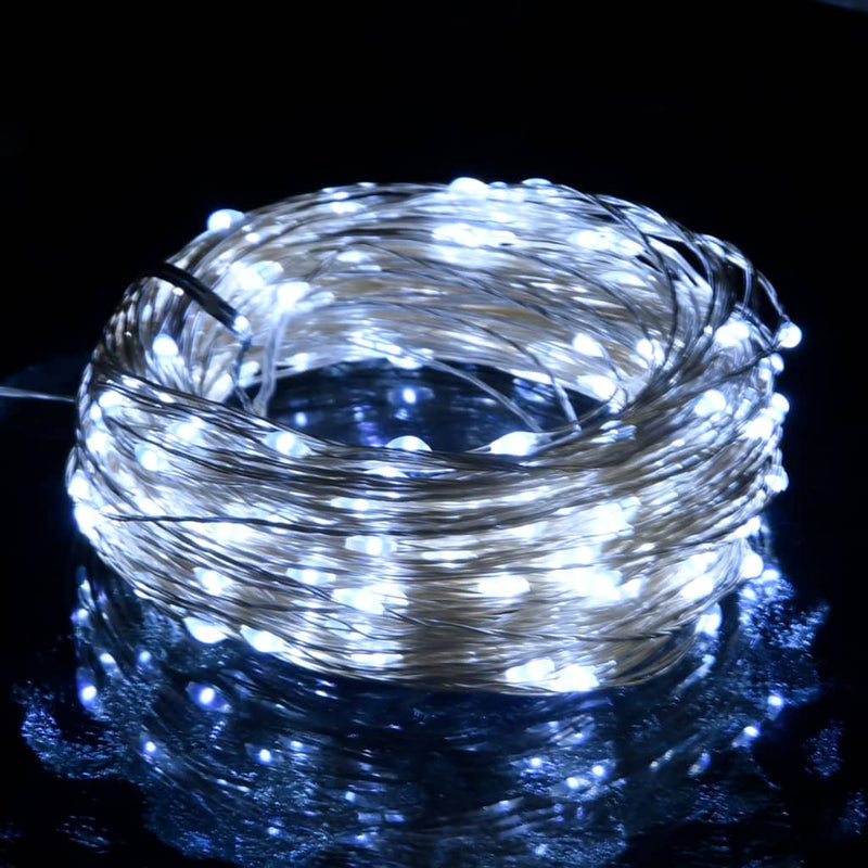 Lichtsnoer Met 400 Microled's 8 Functies Koudwit