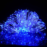 Lichtsnoer Met 400 Microled's 8 Functies Blauw