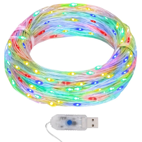 Lichtsnoer Met 400 Microled's Meerkleurig 8 Functies Multikleur