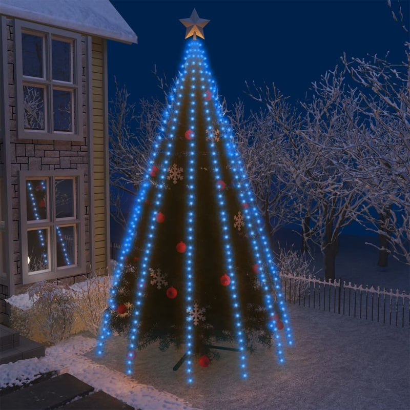 Kerstboomverlichting Met 180 Led's Net Blauw