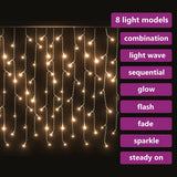 Lichtgordijn Met 400 Led's En 8 Functies 10 M