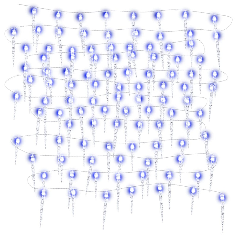 Kerstverlichting Ijspegel Met 40 Led's Acryl Blauw