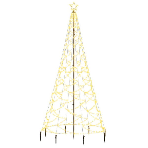 Kerstboom Met Metalen Paal En 500 Te Led's 3 M