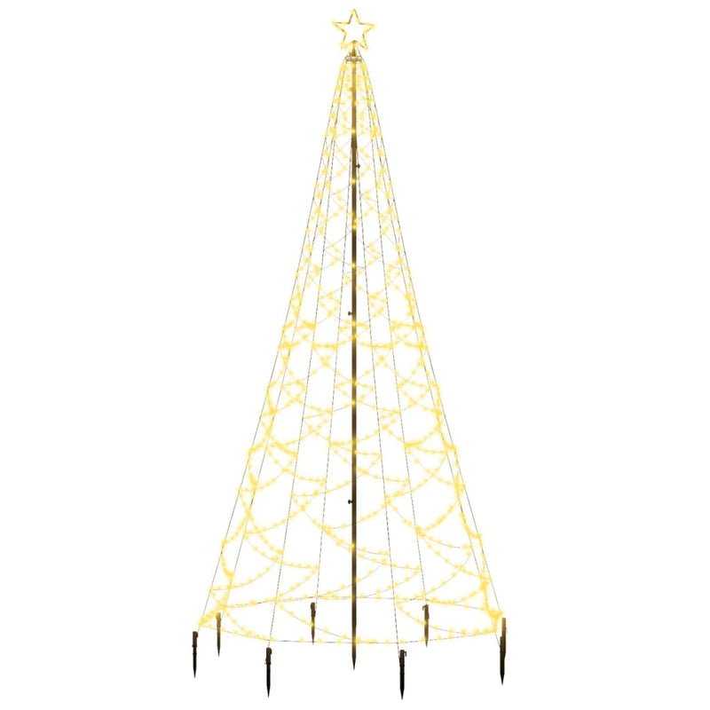 Kerstboom Met Metalen Paal En 500 Te Led's 3 M