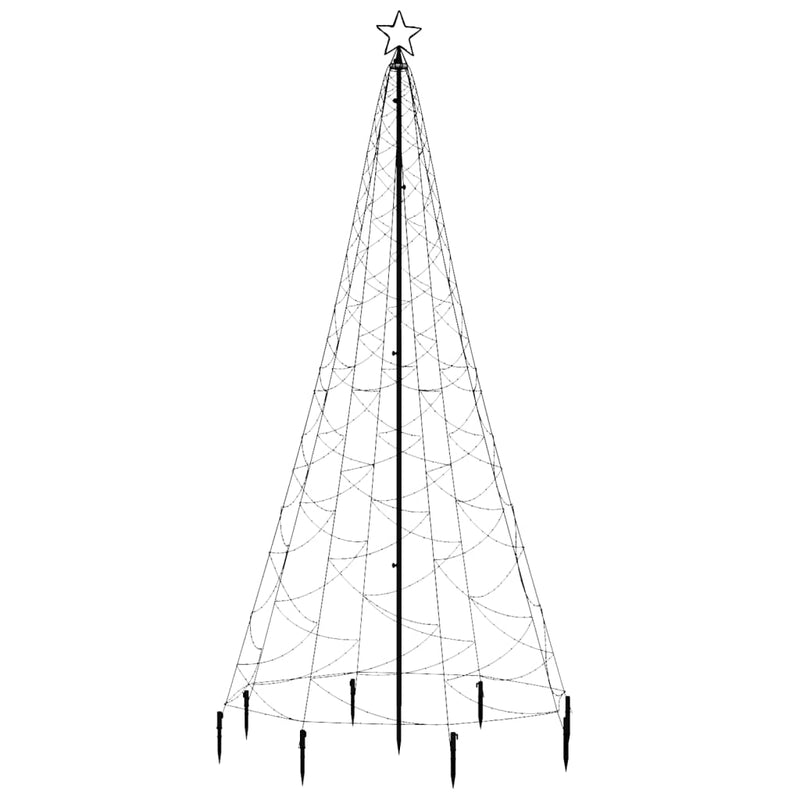 Kerstboom Met Metalen Paal En 500 Te Led's 3 M