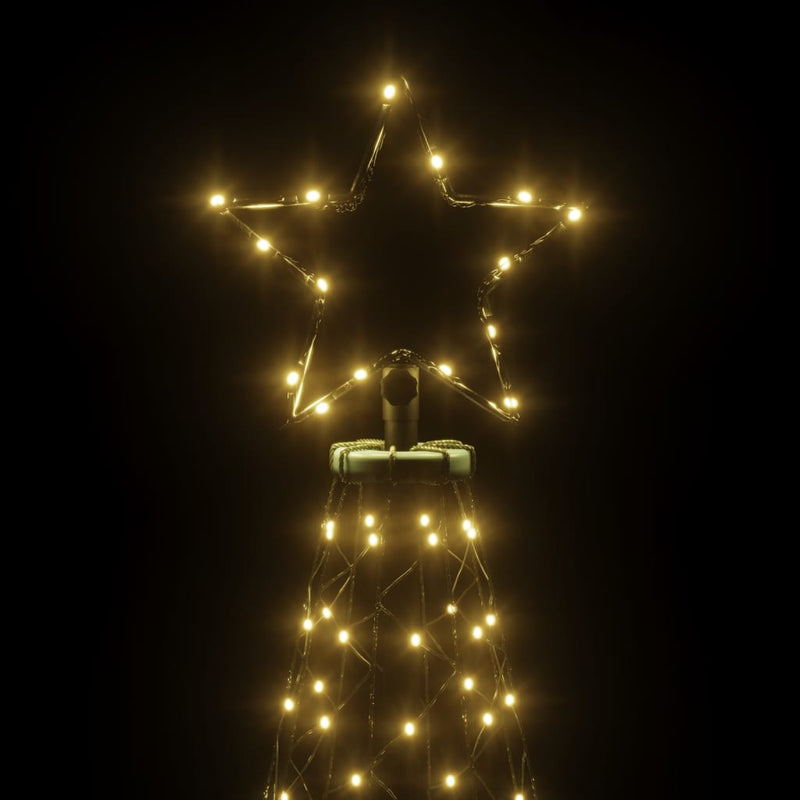 Kerstboom Met Metalen Paal En 500 Te Led's 3 M