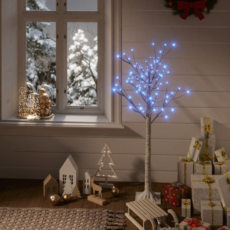 Kerstboom Wilg Met 140 E Led's Binnen En Buiten 1,5 M Blauw