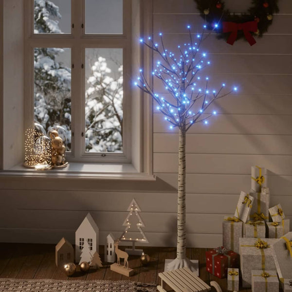 Kerstboom Wilg Met 140 E Led's Binnen En Buiten 1,5 M Blauw