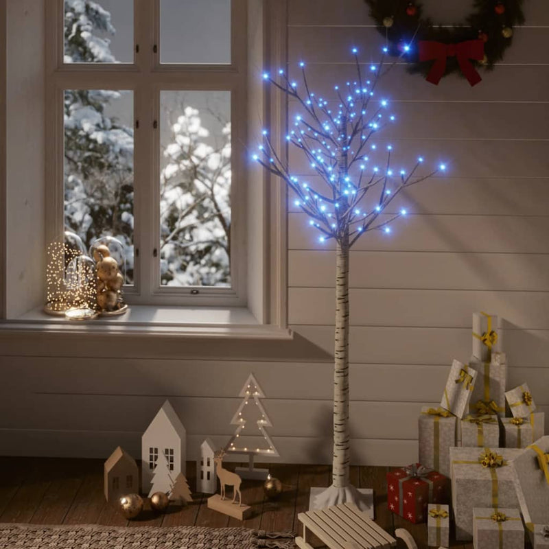 Kerstboom Wilg Met 140 E Led's Binnen En Buiten 1,5 M Blauw