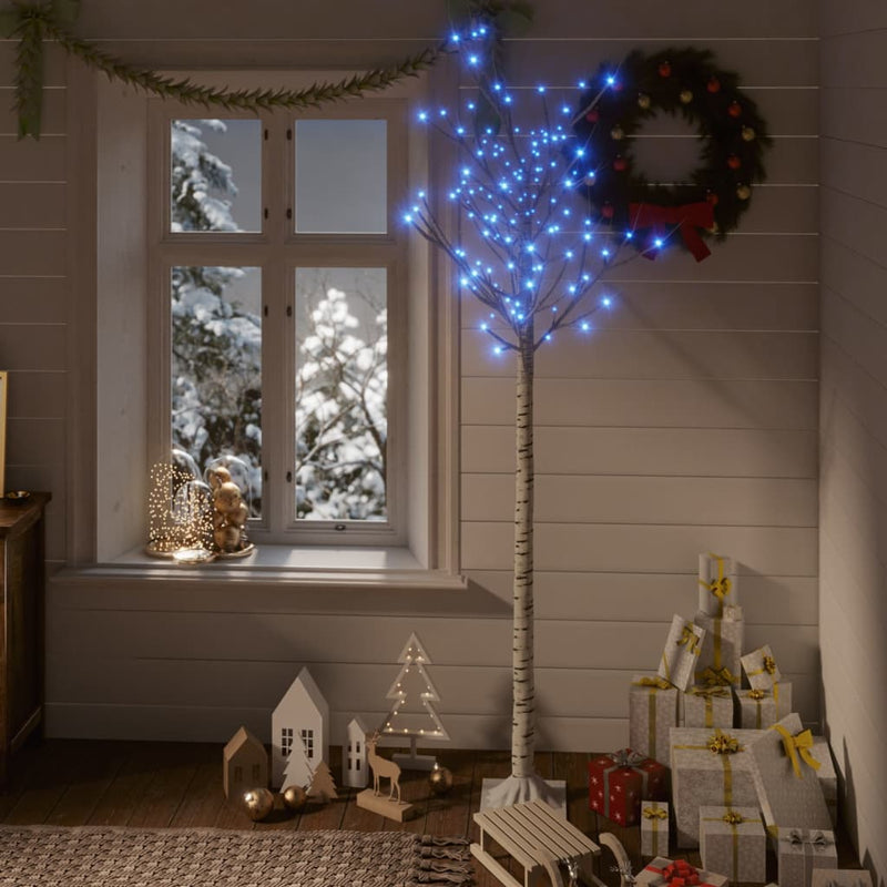 Kerstboom Wilg Met 140 E Led's Binnen En Buiten 1,5 M Blauw