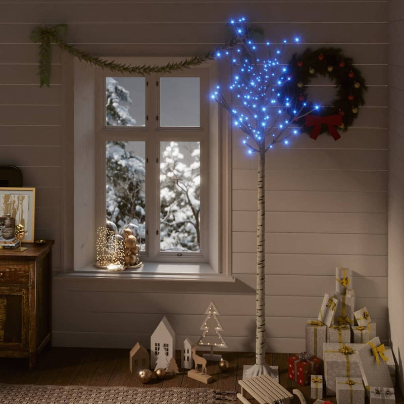 Kerstboom Wilg Met 140 E Led's Binnen En Buiten 1,5 M Blauw