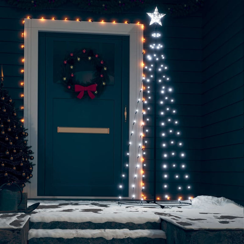 Kegelkerstboom 752 Te Led's 160X500 Cm Koudwit