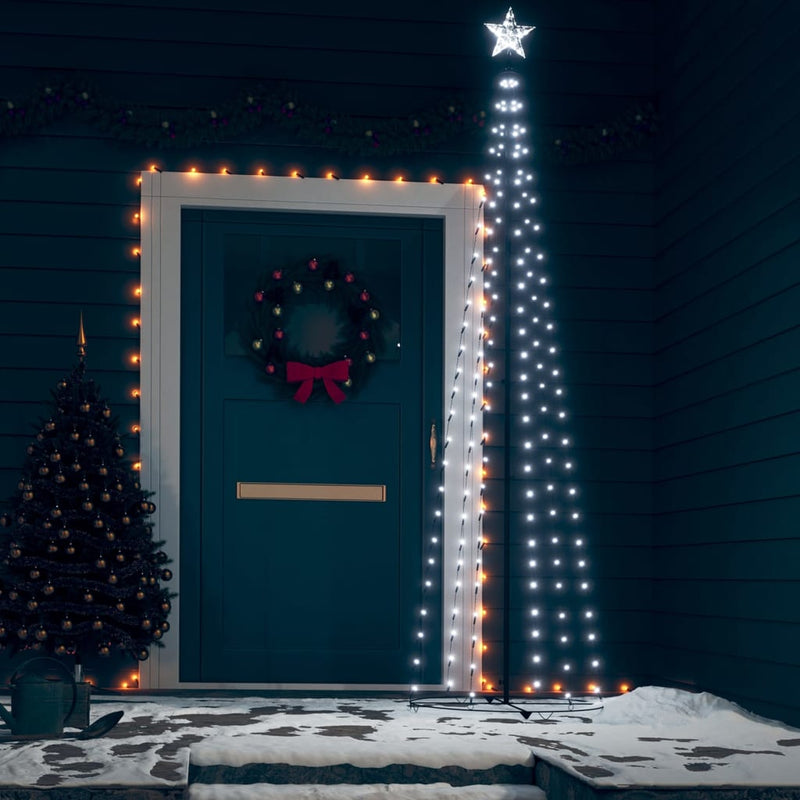 Kegelkerstboom 752 Te Led's 160X500 Cm Koudwit