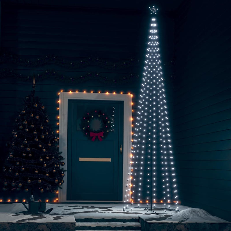 Kegelkerstboom 752 Te Led's 160X500 Cm Koudwit