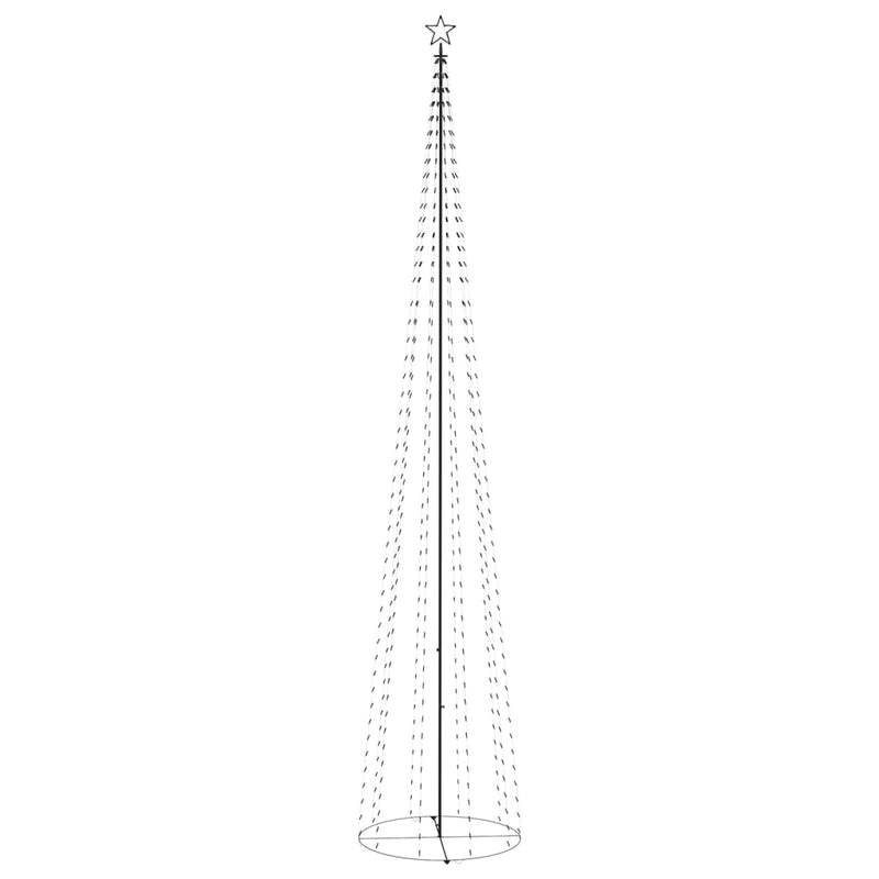 Kegelkerstboom 752 Te Led's 160X500 Cm Koudwit