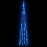 Kegelkerstboom 752 E Led's 160X500 Cm Blauw