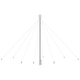 Led-Kerstboom Binnen Buiten 576 Leds 3,6 M Blauw