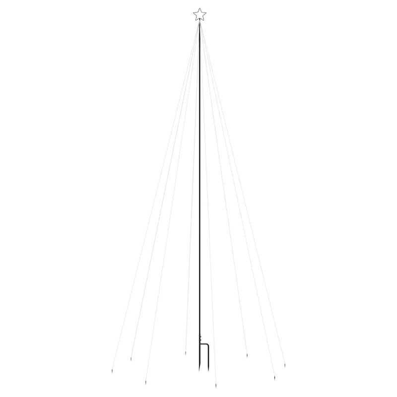 Led-Kerstboom Binnen Buiten 576 Leds 3,6 M Blauw