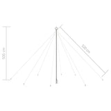 Led-Kerstboom Binnen Buiten 800 Leds 5 M Kleurrijk