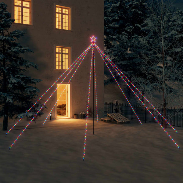 Led-Kerstboom Binnen Buiten 800 Leds 5 M Kleurrijk