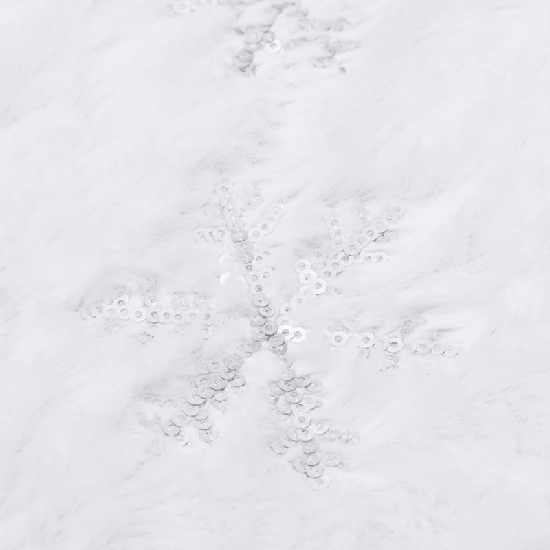 Luxe Kerstboomrok Wit Imitatiebont