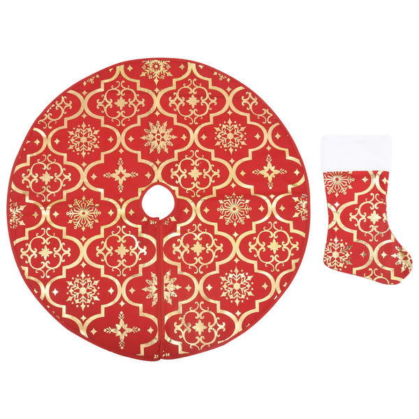 Kerstboomrok Luxe Met Sok Stof