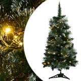 Kunstkerstboom Met Verlichting En Standaard 90 Cm Pvc Groen