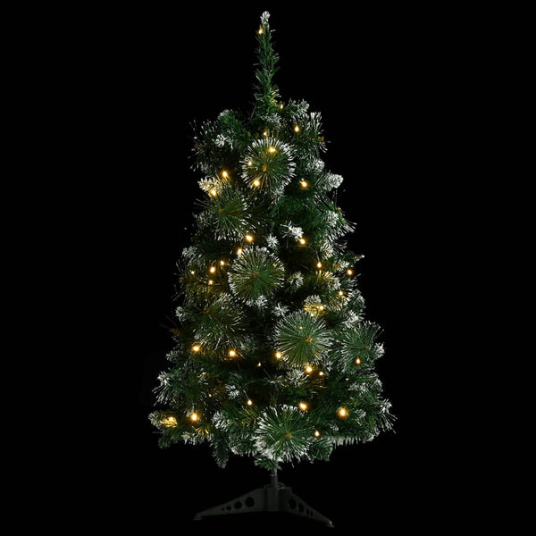 Kunstkerstboom Met Verlichting En Standaard 90 Cm Pvc Groen