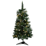 Kunstkerstboom Met Verlichting En Standaard 90 Cm Pvc Groen