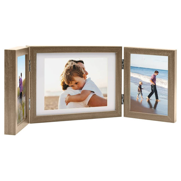 Fotolijst Drieluik +2X(10X15 Cm)