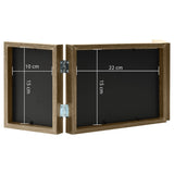 Fotolijst Drieluik +2X(10X15 Cm)