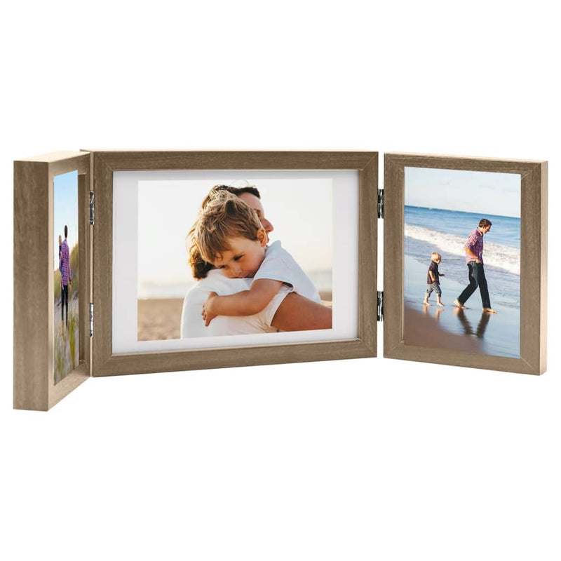 Fotolijst Drieluik +2X(10X15 Cm)