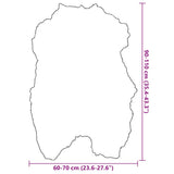 Stoelhoes Ijslander Schapenvacht 70X110 Cm Kleurig