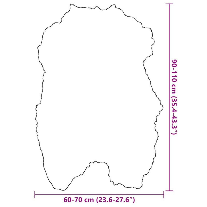 Stoelhoes Ijslander Schapenvacht 70X110 Cm Kleurig