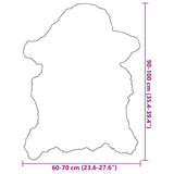 Schapenvacht (60-70)X(90-100) Cm Kleurig
