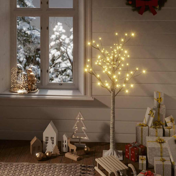 Kerstboom Wilg Met 128 Te Led's Binnen En Buiten 1,2 M Warmwit