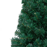 Kunstkerstboom Met Verlichting Half Standaard 240 Cm Pvc Groen