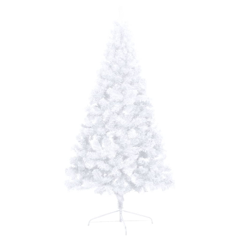 Kunstkerstboom Met Verlichting Half Standaard 180 Cm Pvc