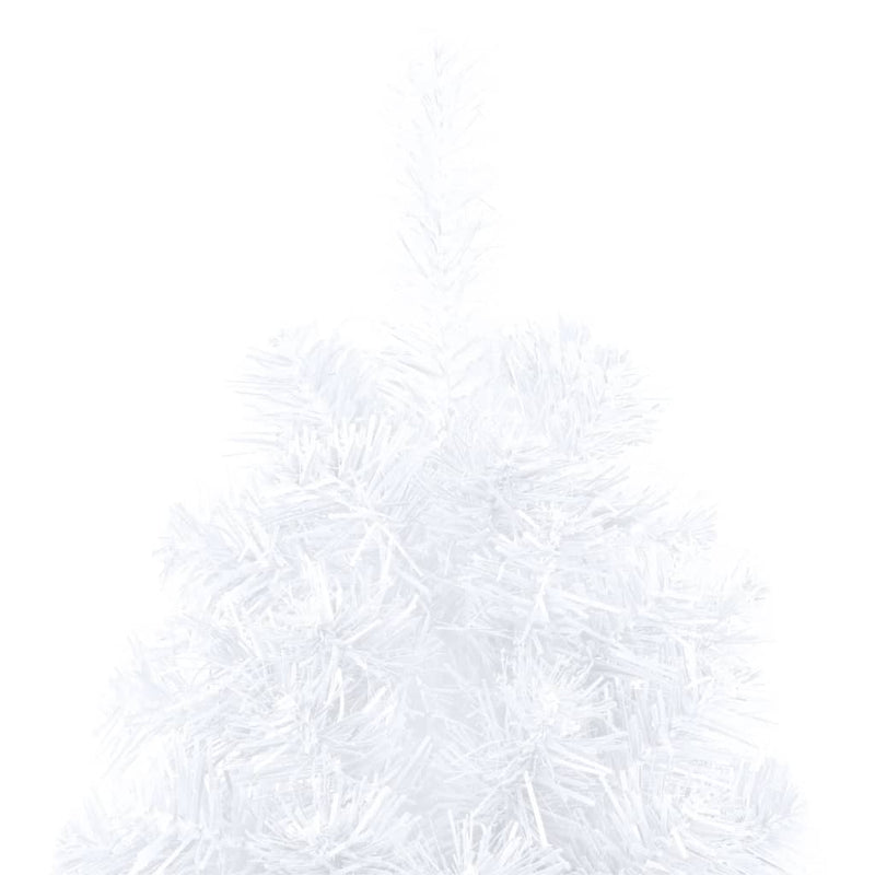 Kunstkerstboom Met Verlichting Half Standaard 180 Cm Pvc