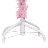 Kunstkerstboom Met Verlichting En Standaard 210 Cm Pvc Roze