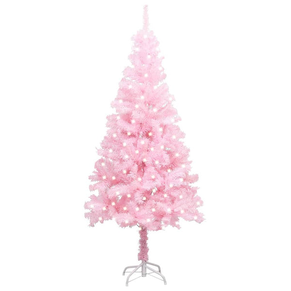 Kunstkerstboom Met Verlichting En Standaard 240 Cm Pvc